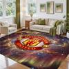 Manchester United Design Crystal Velvet Rug Soft Decorative Mat for Bedroom Entrance