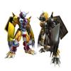 20cm Digimon Adventure Metalgreymon Upgraded Version 2.0 Gold & Black Anime Figure Model Statue Desktop Decoration
