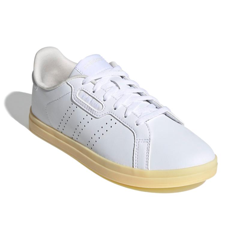Adidas Neo Courtpoint Cl X 'White Yellow' Women's Sneakers FW7387