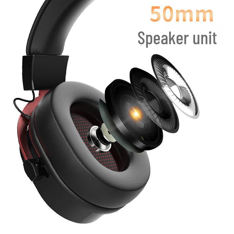 Dual-Mode Wireless Gaming Headset with Mic: 2.4G & Bluetooth for PC and Mobile.