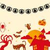 Pumpkin Bat Skull Spider Web Halloween Non-woven Flags Hanging DIY Happy Halloween Banner Funny Party Decor Pull Flag