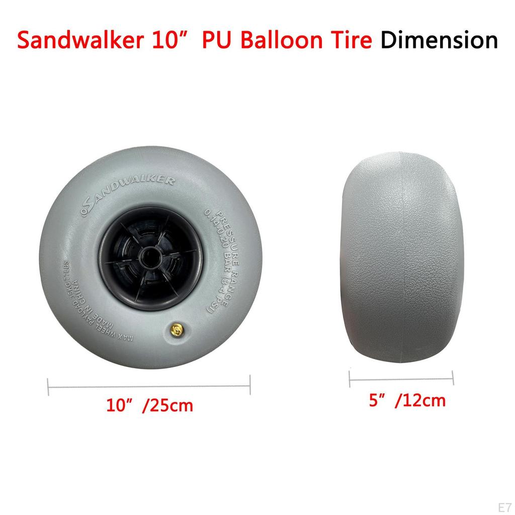 Beach , Inflatable Tires, Easy To Assemble, Replacement Parts, Sand Balloon