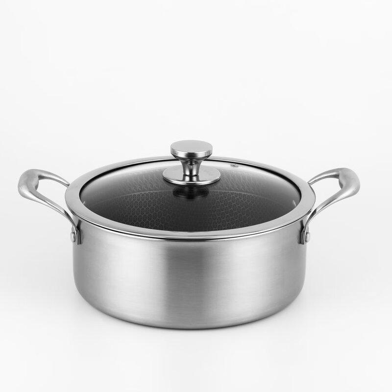 Balder 28CM Stainless Steel Non-stick Soup Pot with Steamer