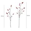 Floral Decor Artificial Berry Fruit Branch Red Fruit Berries Artificial Flowers  Home Decoration