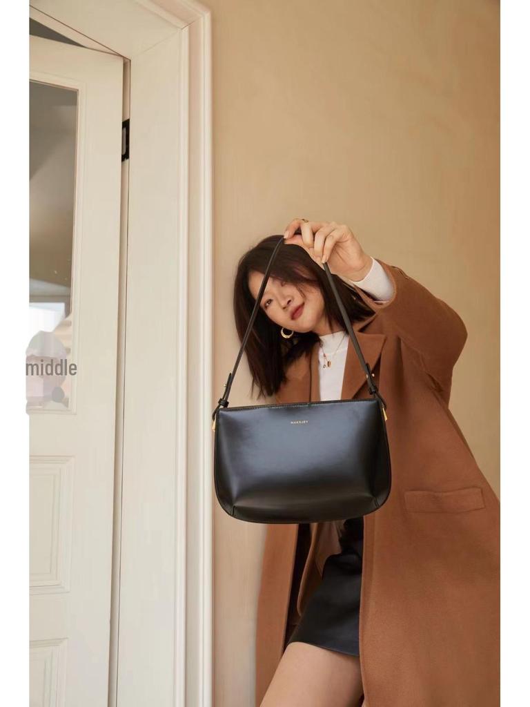 Koreansk kuskinn underarmsveske: Dame Chic, Allsidig Skulder- og Crossbody-veske