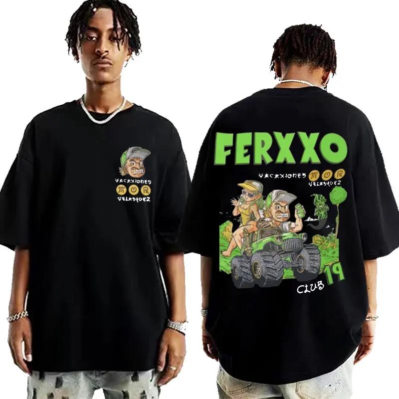 

Limited Rapper Feid Ferxxo T Shirt No Le Temas A La Oscuridad Funny Graphic Tee Shirt Men s Fashion Cotton Oversized T-shirt ... S разноцветный