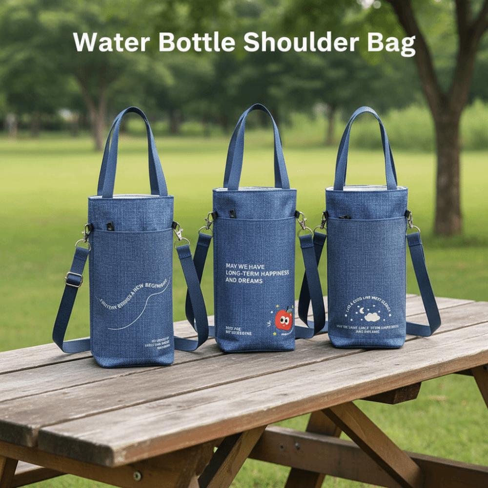 Hands-Free Mobile Phone Crossbody Bag Portable Thermos Cup Carrier Bag  Women