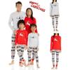 Comfy Family-matching Christmas Pajamas Sleepwear Set Women Men Kids Long Sleeve Deer Nightwear