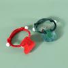 Pack of 2 Plush Pet Collars Funny Christmas Party Dogs Collar Pet Party Neckwear Cats Collar for Festival Celebration