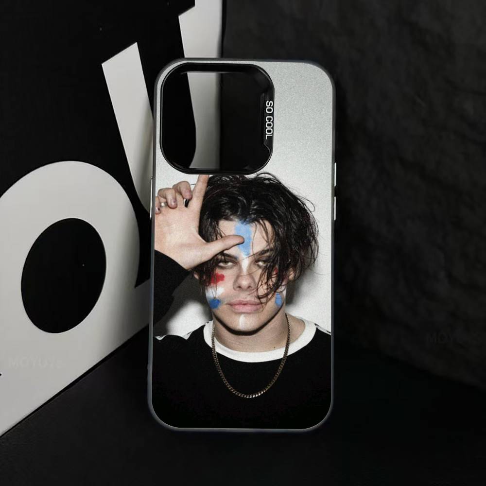 S-Singer Y-Yungblud Phone Case For iPhone 17,16,15,14,13,12,11 Plus,Pro Max,XS,Colorful Silver Phone Case Funda Cover