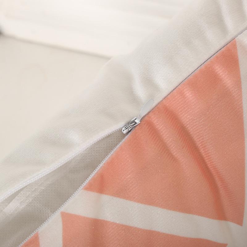 New European Style Simple Pillowcase Creative Geometric Cotton Cushion Cover