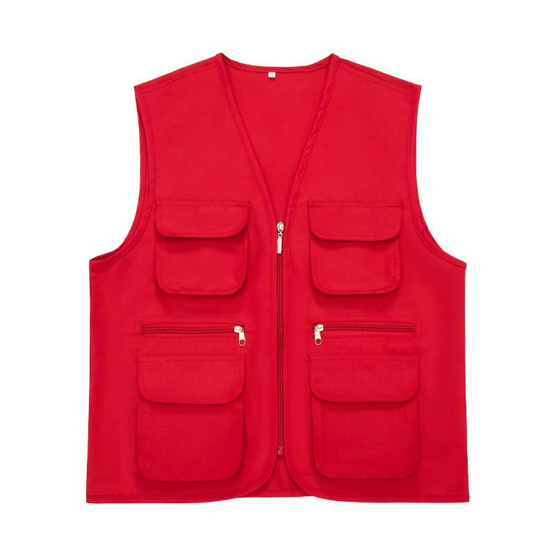 Custom Logo Breathable Mesh Reflective Vest for Public Service & Volunteer Activities
