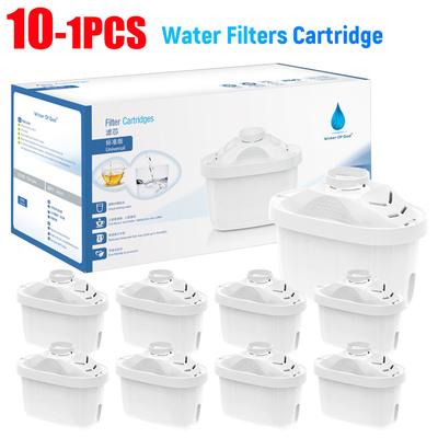 1-10pc Water Filter Jug Cartridges for Maxtra Reducing Limescale Chlorine Replacement Filter Cartridges Activated Carbon