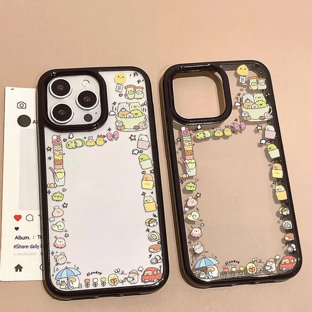 Acrylic Phone Case for iPhone 11 12 13 14 Pro 12 14 16 Pro Max for Samsung A16 A36 A56 S24 FE High-quality Painted Anti-fall Mobile Phone Case