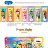 Beilele Kids 7-Color Fun Toothpaste Set