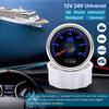 2" 52mm Tachometer 7 Color Backlight Tach Car Gauge Waterproof Digital LCD Hour Meter for Universal 12V24V Car Marine Boat Yacht