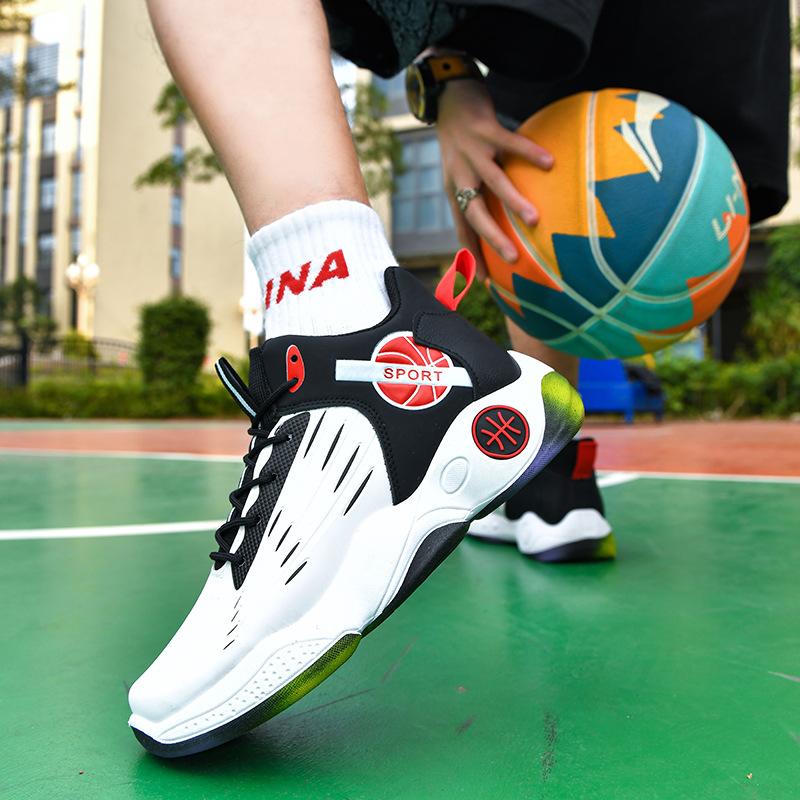 Basketball sneakers men's spring and autumn new shoes trendy running shoes casual breathable comfortable basketball shoes men