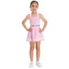 Kinder Mädchen Tenniskleid-Set, 2-teilig, Golfkleid mit Shorts, Set, Sportkleid, Trainingsanzug