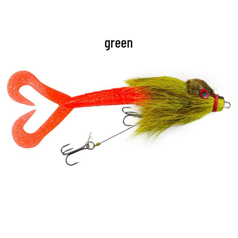 Bionic Soft Bait Water Mouse Deer Hair Lure for Deep Sea Fishing