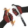 BBQ Grill Heat Resistant Gloves, 1472°F/800°C Extreme Heat Resistant Barbecue Gloves, Anti-slip Silicone Oven Mitts For Cooking Baking Grill Smoker