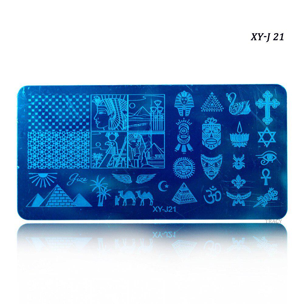 Nail Art Stamping Plates Stencils Lace Flowers Beauty Stamp Polish Printing Nail Art Templates