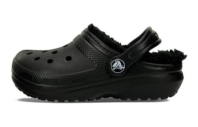 Crocs Скользкие Легкие Нескользящие Легкие Детские Сандалии Черные Детские 207009-060 23-24