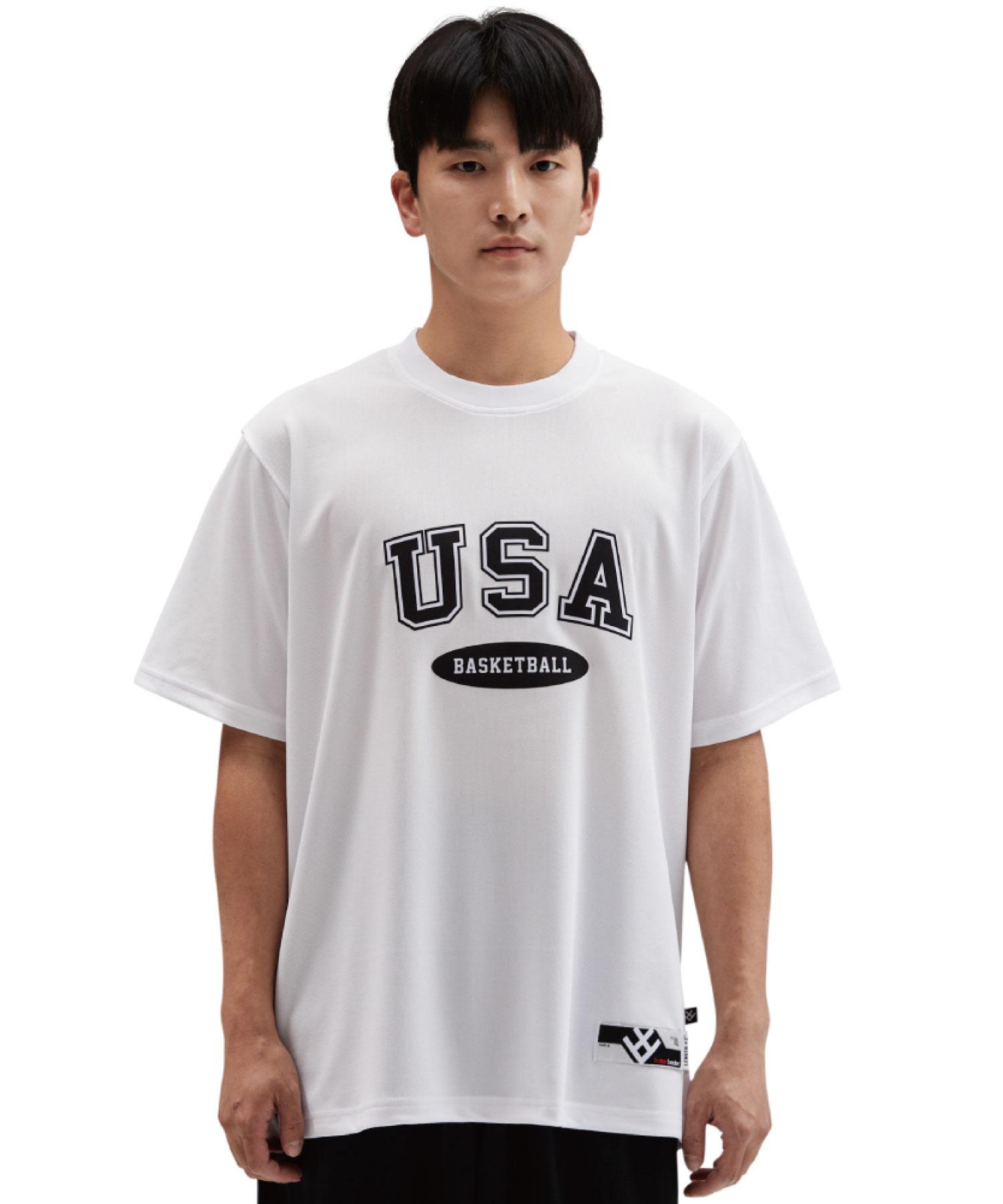 Burger Bitter Usa Arch Logo T-Shirt White White/L