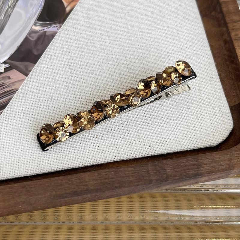 UXSL Super Flash Colorful Rhinestone Hair Clips For Women Girls Sweet Side Hairpin Beautiful  Barrettes Fashion Hair Accessories
