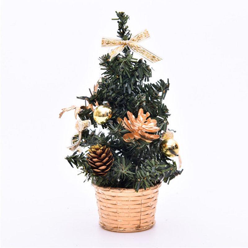 

Accessories Practical Christmas Tree ornament Decoration Festival Table Xmas 20cm Artificial Desk Mini Miniature PVC