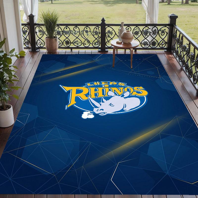 Μαλακό Χαλί Δαπέδου Μοτίβο Leeds Rhinos Χαλί Περιοχής Διακοσμητικό Πατάκι Για Διακόσμηση Δωματίου Σπιτιού