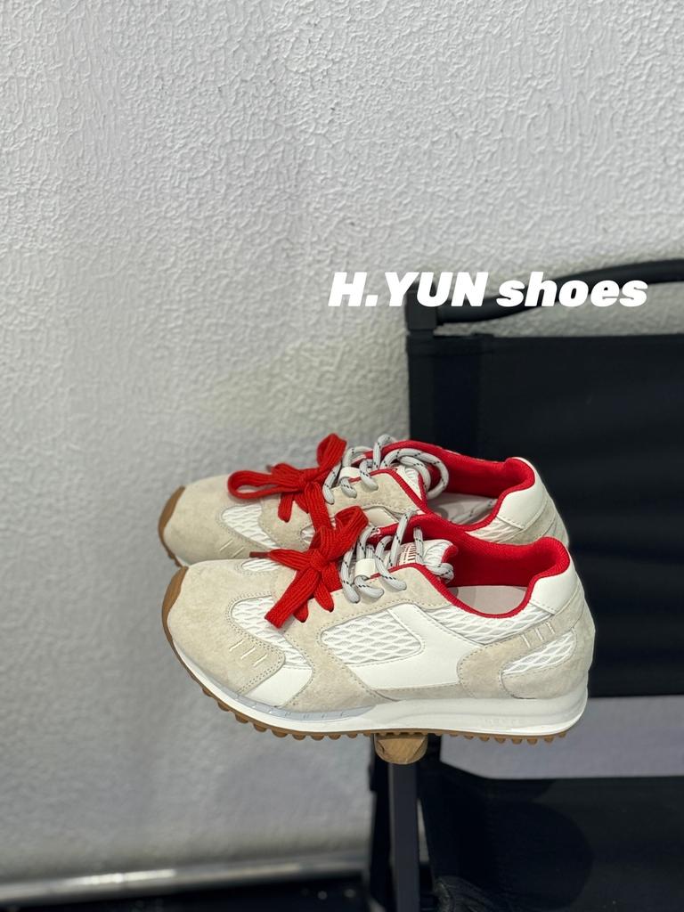 Breathable retro mesh Forrest Gump training shoes women's 2025 new thick-soled inner height increase versatile casual sports running shoes