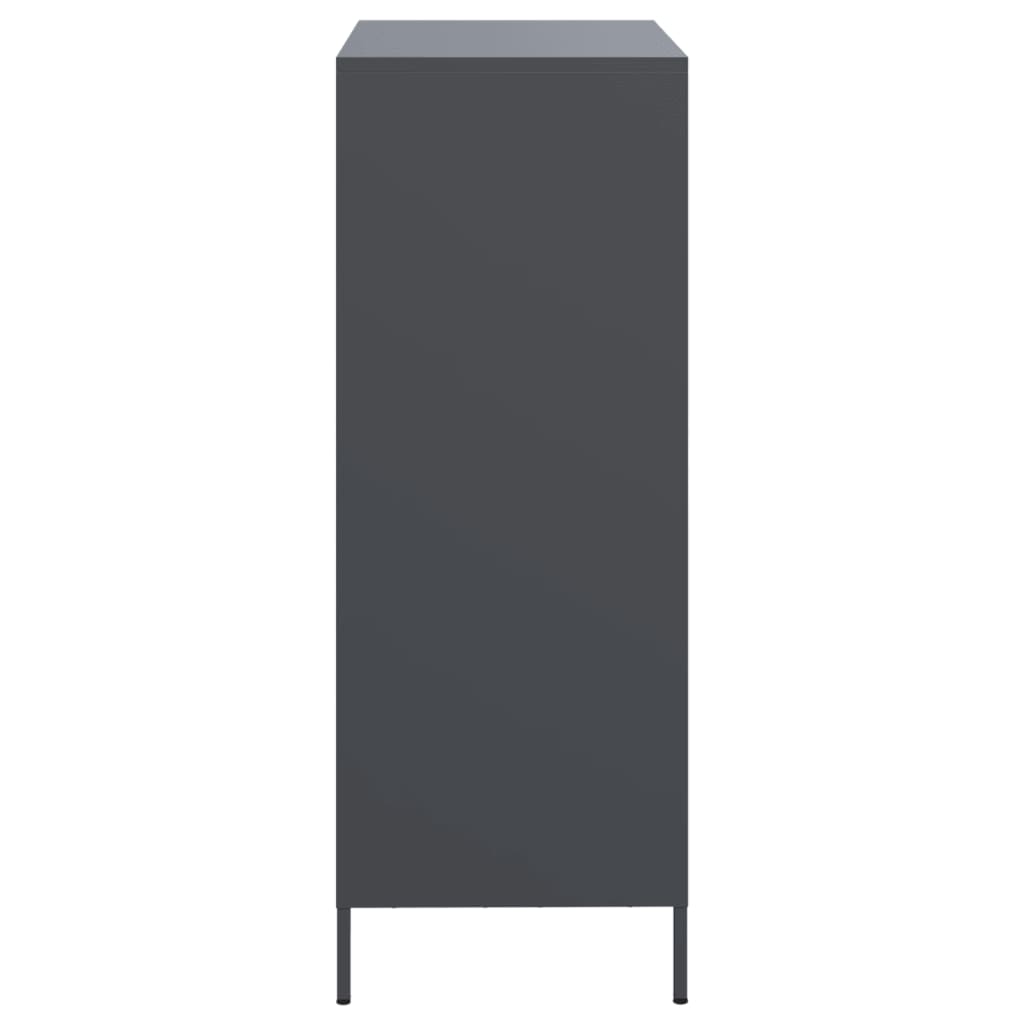 Highboard Anthracite 68x39x103.5 cm Steel