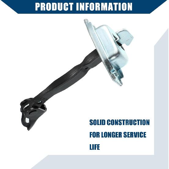 NO 6862002061 Front Left Door Check Stop Strap Limiter for Toyota Prius 04-09 for Toyota Corolla Matrix 03-08 / LH Driver Side Door Stopper Door