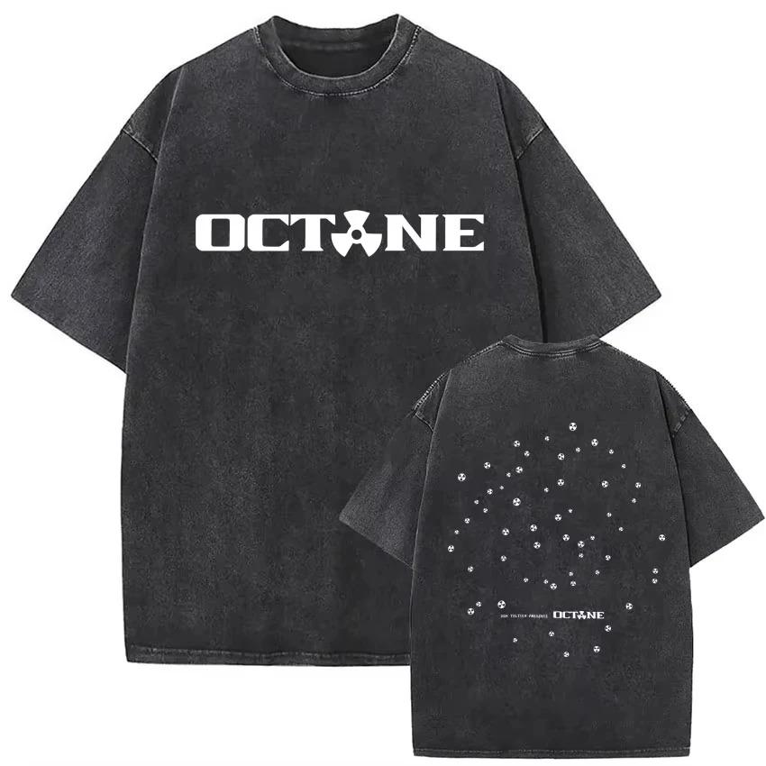 Vintage Washed Don Toliver Octane Album Merch T Shirt Unisexs Women Hip Hop Oversized Gothic Tshirt Tshirts Streetwear