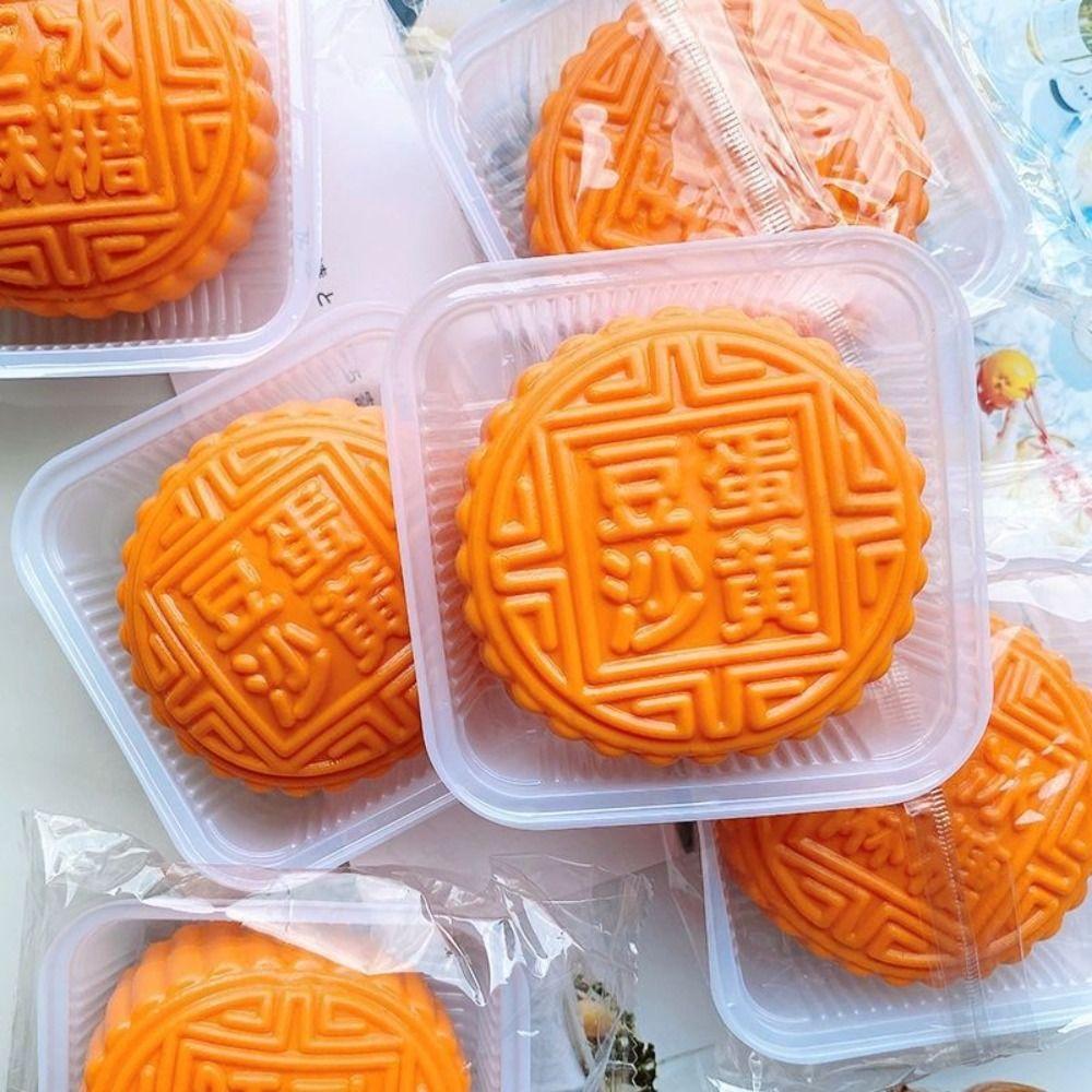 Creative Mooncakes Squishy Toy Super Soft Mooncakes Pinch Sensory Stress Ball Office Desk Toy