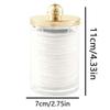Mini Portable Qtip Holder Leakproof Cotton Swab Ball Storage Box Lightweight Organizer for Travel Camping Bathroom