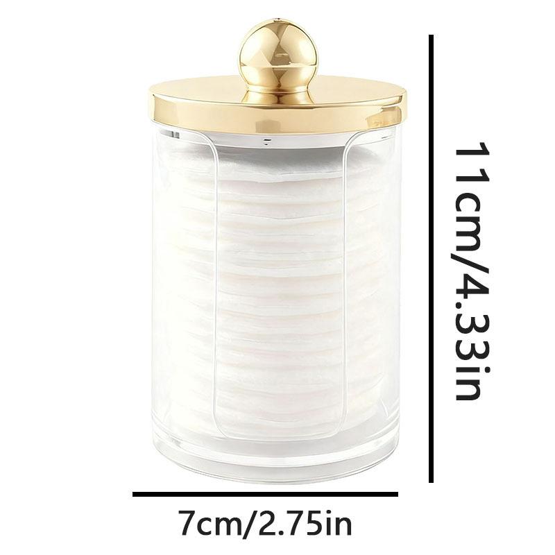 Mini Portable Qtip Holder Leakproof Cotton Swab Ball Storage Box Lightweight Organizer for Travel Camping Bathroom