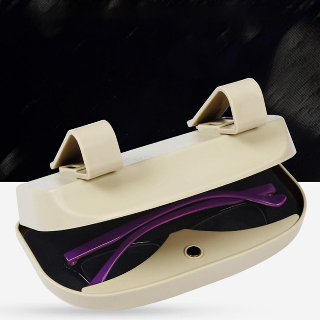 Car Eyeglasses Holder Protective Case for Vehicle Sunglasses Storage