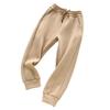 Kids' Seven-Level Windproof Velvet Sweatpants - Korean Style for Autumn/Winter