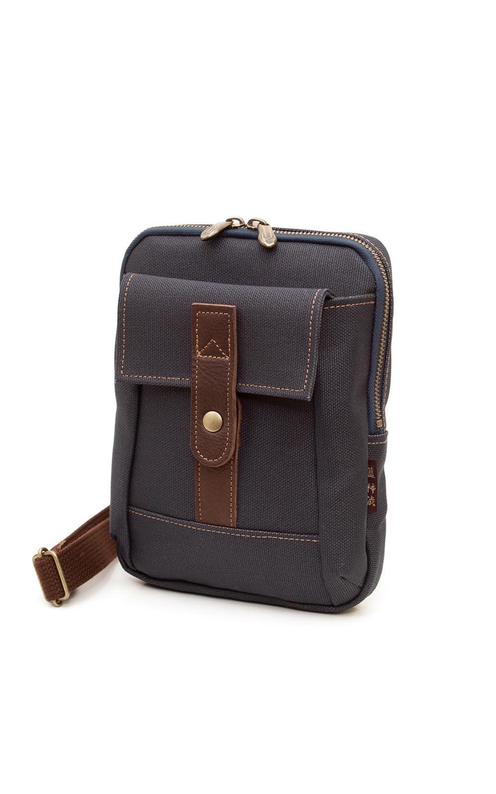 

Shoulder Slim Smartphone and Gadget Shoulder Persimmon Made in Perfect Birthday Gift for Dad Tannin [creare Kiki] Men s Bag, Bag, Tannin-Dyed Canvas,