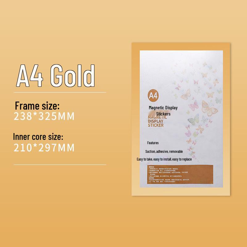 A4 Transparent Magnetic Display Board and Photo Frame A3