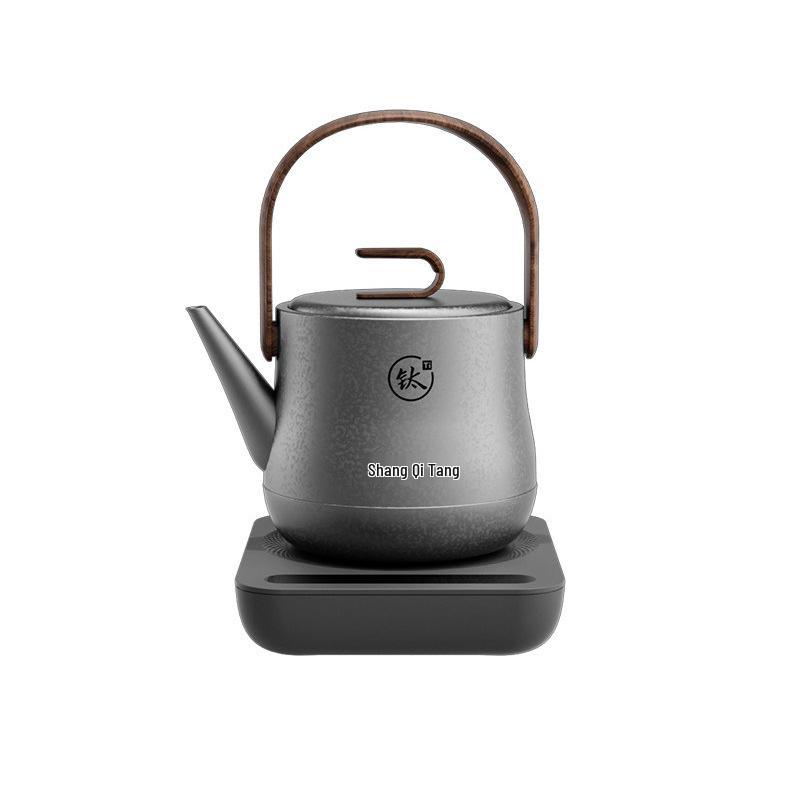

Shang Peng Tang 2025 Automatic Pure Titanium Tea Kettle - Portable and Electric for Easy Water Filling and Brewing. 0.8L