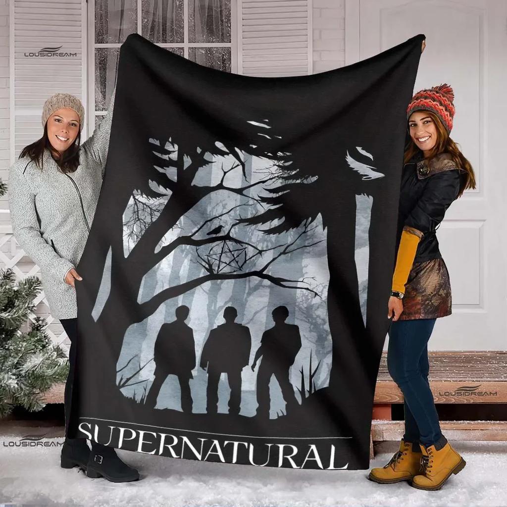 Multi-size Supernatural 3D Printing Four Seasons Blanket Sofa Cover Travel Bed Plush Blanket Lightweight Flannel Blanket