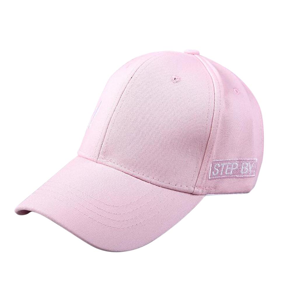 Men Women Simple Casual Hip-Hop Adjustable Letter Embroidery Baseball Cap