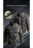 Men's Plus Velvet Arctic Fleece Ski Suit Set - Thickened, Windproof, Waterproof, Warm Cotton Workwear for Outdoor Cold Protection.