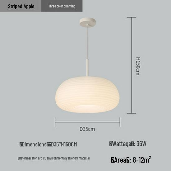 Nordic Creative Cartoon Pumpkin Pendant Light for Restaurant, Living Room, or Children's Bedroom