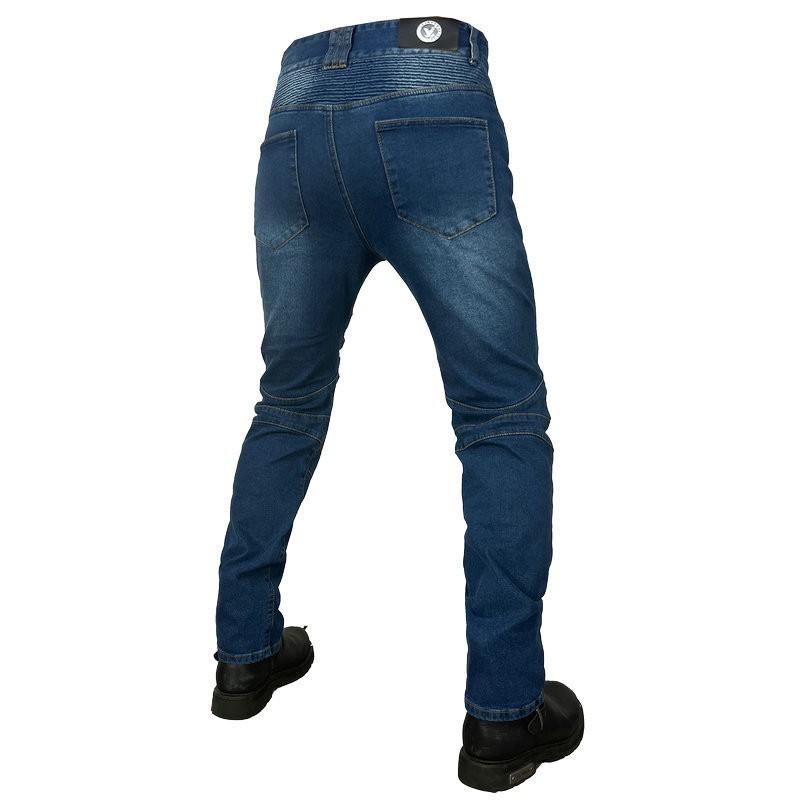 Mens Motorcycle Riding Pants Loose Straight Cut Crash Protection Gear Off-Road Racing Casual Use