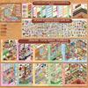 Shop Scene Sticker Book 10 Scenes 33 Sheets Miniature Scene Sticker Scenery Stickers  Children Toy