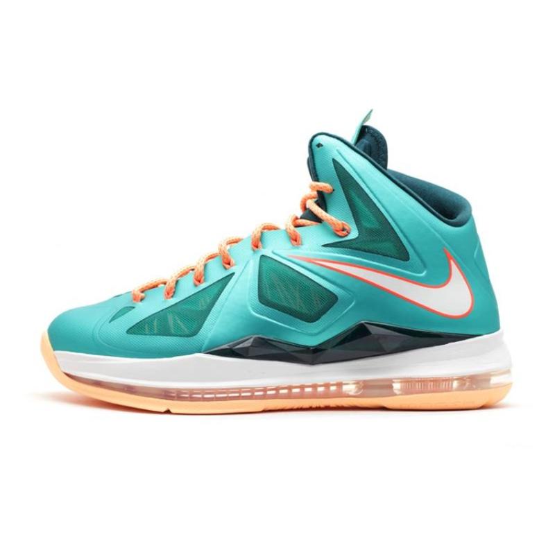 

Nike LeBron 10 Miami Dolphins Sneakers 541100-302 44.5