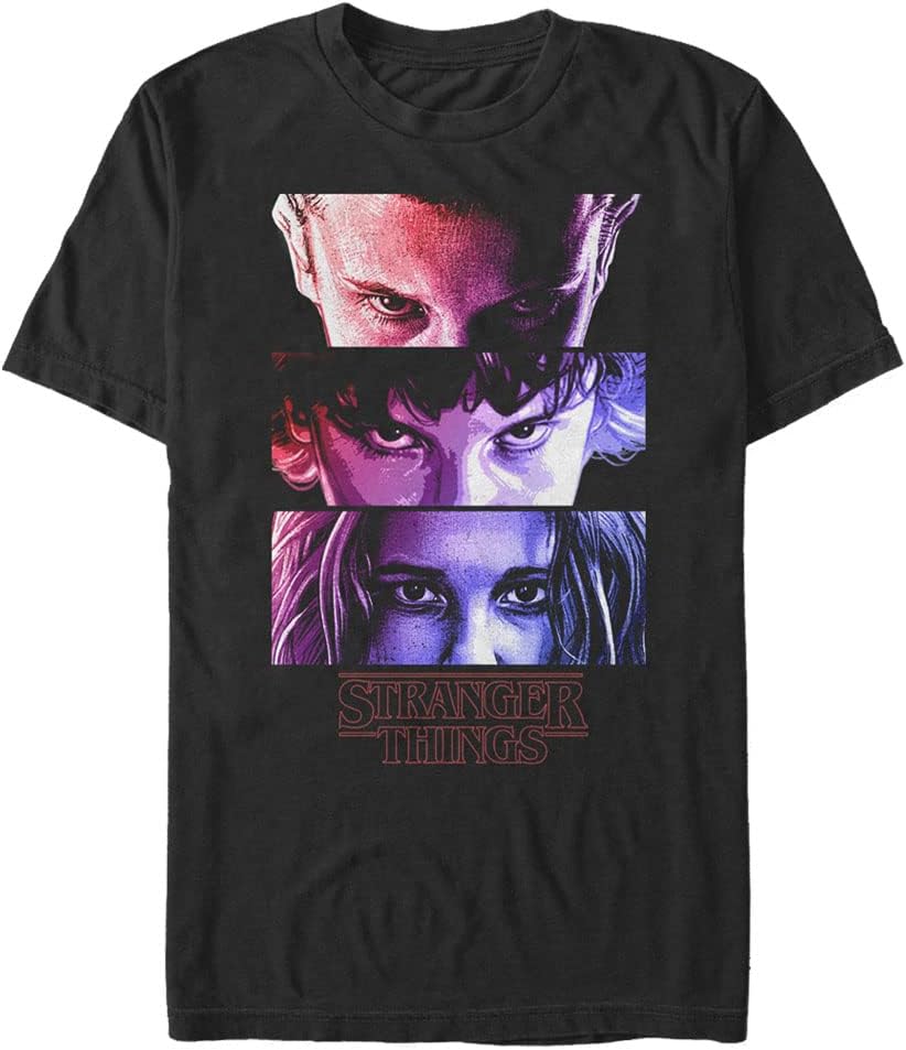 

Мужская футболка Stranger Things Большого размера с принтом «Глаза Одиннадцати» XL